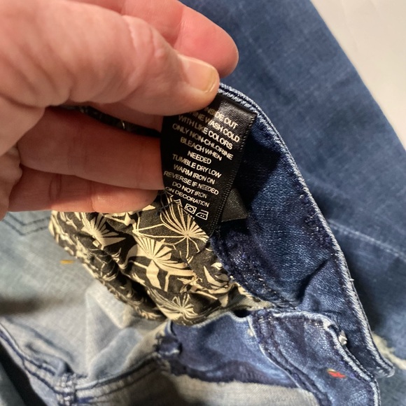 People’s Liberation Studded Star Pockets Slightly Distressed Jeans Size 29 - Picture 13 of 16